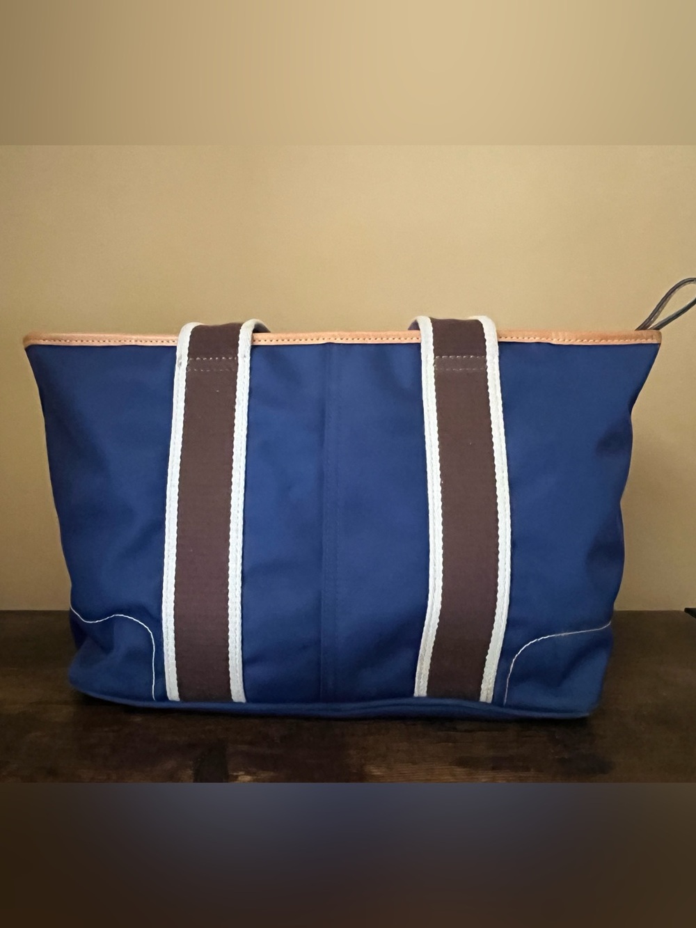 Vintage Coach Weekend Mini Hampton Tote 6261 Purse Blue and Green - Picture 10 of 16